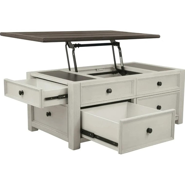 Living Room Coffee With Drawers Dining Table